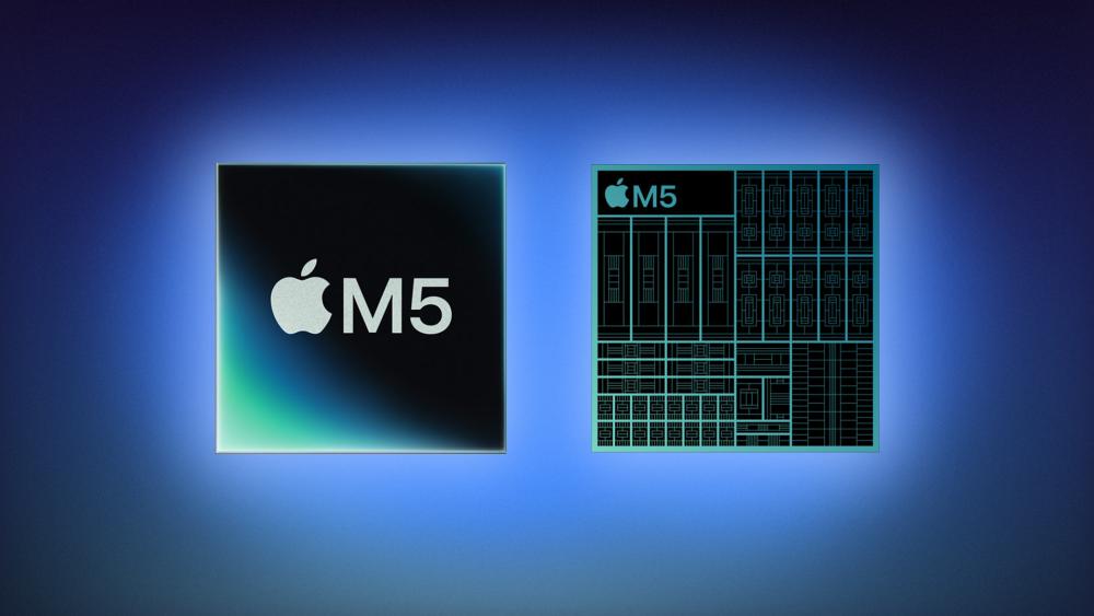 Apple M5 chip showing processor architecture