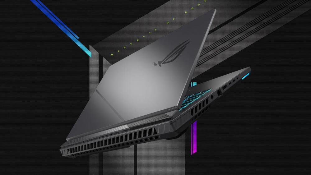ASUS ROG gaming laptop cooling airflow system designed to reduce overheating