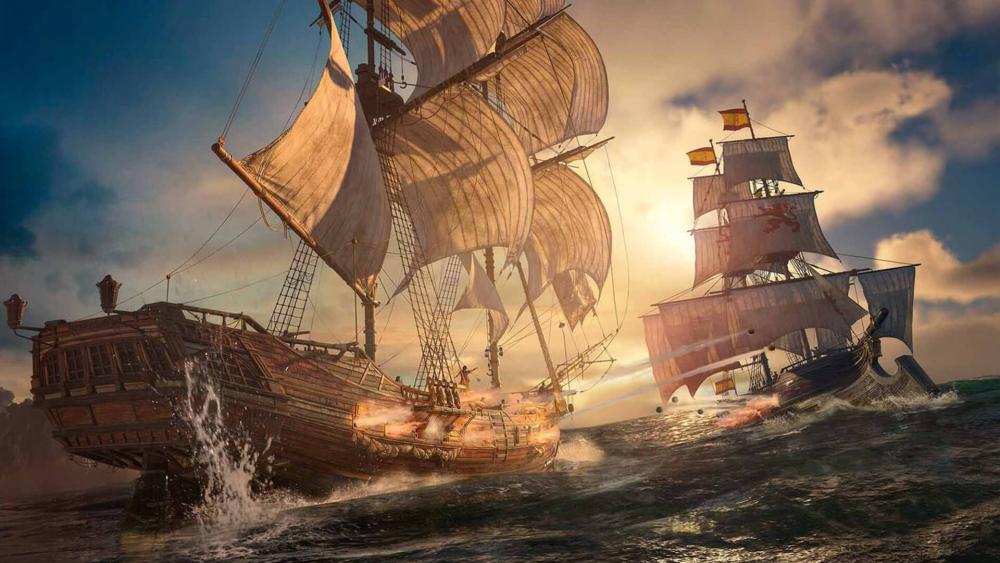 Assassins Creed Black Flag naval battle ships combat gameplay