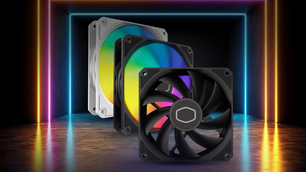 Cooler Master MF, SickleFlow and CF fans displayed together