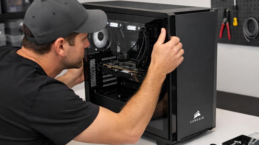 Fixing Corsair PC case side panel alignment during installation