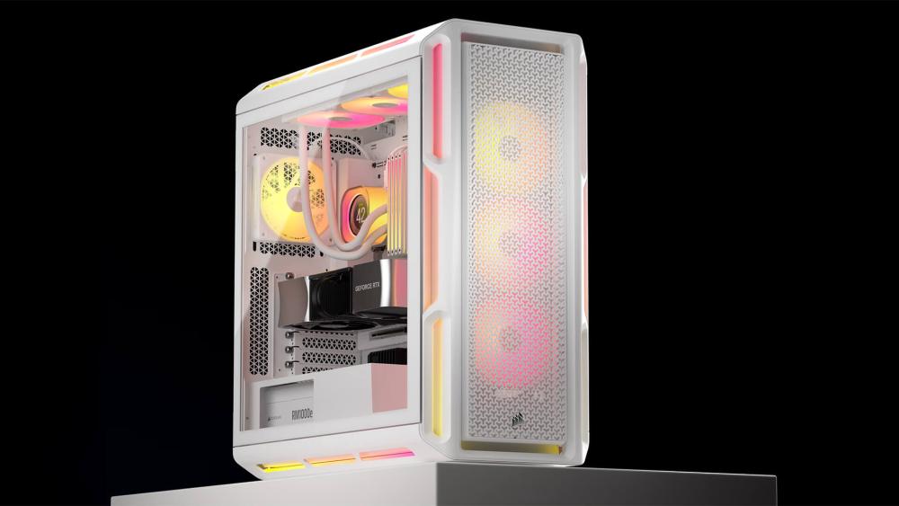 Corsair PC case front panel fit with airflow mesh design