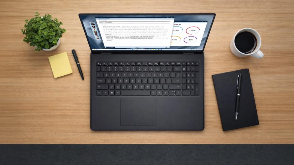 Dell Pro 15 Essential business laptop on office desk