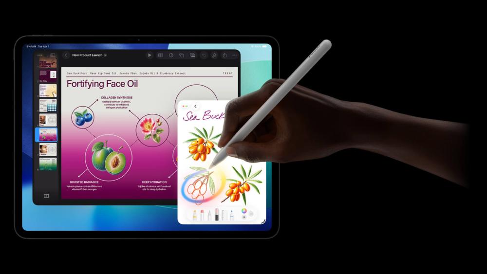 iPad with Apple Pencil showing iPadOS 26.3.1 productivity tools