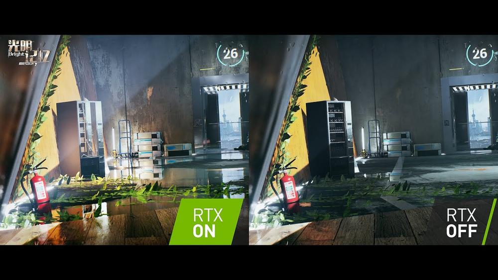 Ray tracing RTX on off graphics comparison