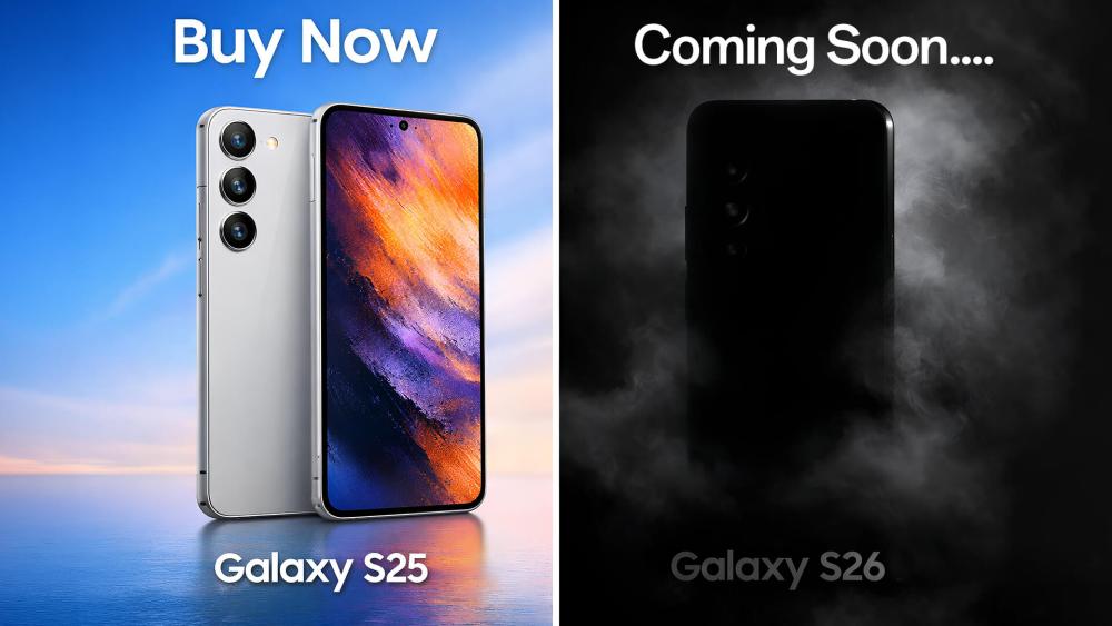 Galaxy S25 available now vs S26 coming soon