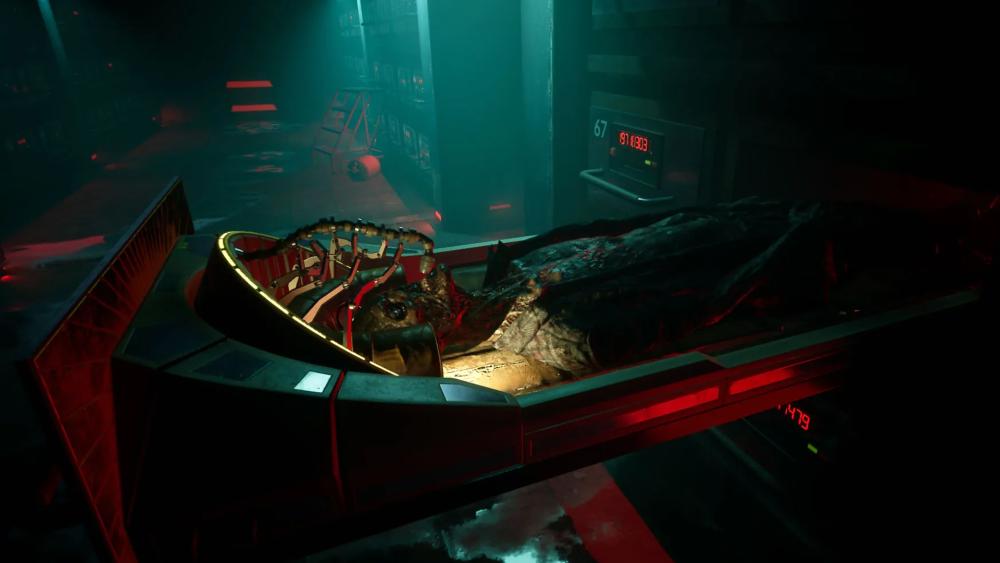 Sleep Awake Xbox sci-fi thriller with dark eerie lab setting