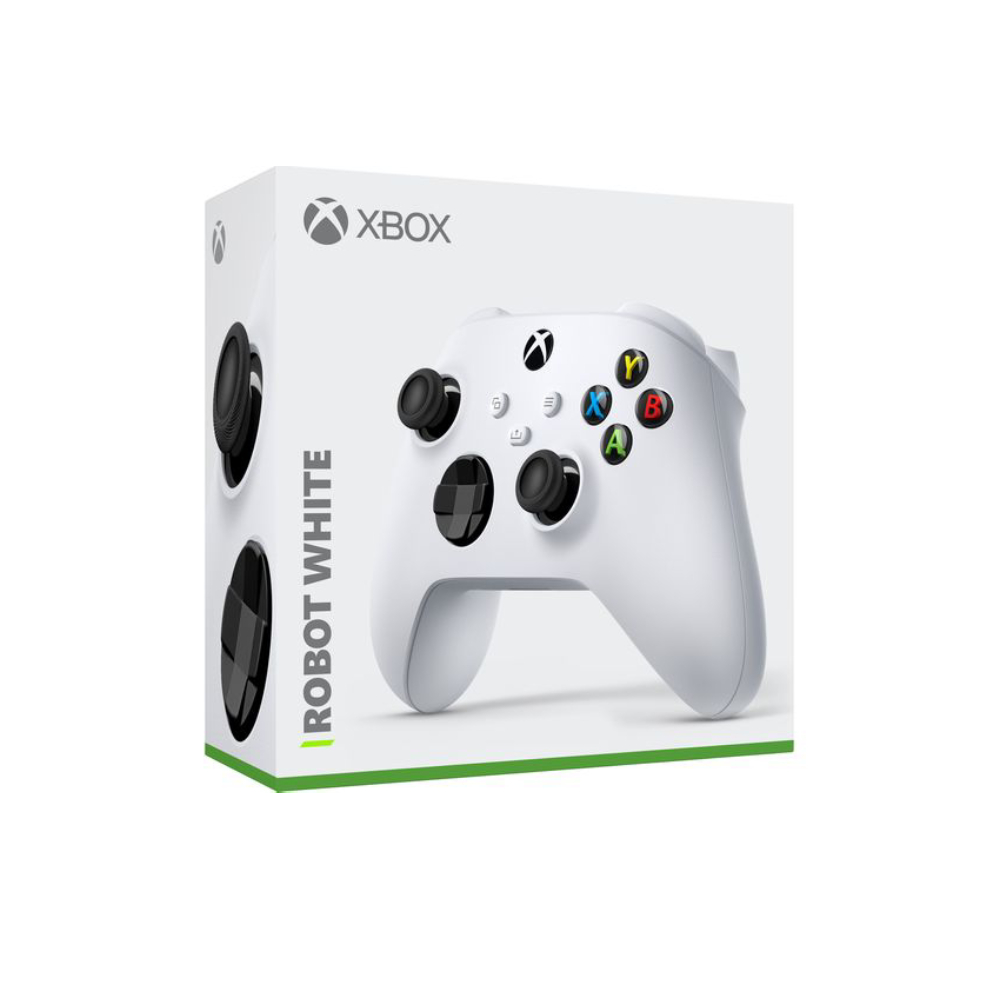 QAS 00009 Microsoft Xbox Robot White Wireless Gaming Controller