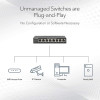 NETGEAR GS105 Unmanaged Wired 1000Mbps Gigabit Ethernet 5 Ports Network Switch