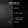 Corsair 6500X RGB ATX Mid Tower Dual Chamber Tempered Glass PC Case - Black