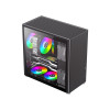 GameMax Spark Pro Black Gaming Cube PC Case - Black