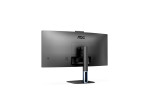 AOC V5 CU34V5CW/BK 34" Wide Quad HD VA LED 1ms Height Adjustable built in Speaker Curved Monitor