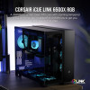 Corsair 6500X RGB ATX Mid Tower Dual Chamber Tempered Glass PC Case - Black