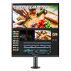 LG Dual Up 28MQ780-B.AEK 27.6" Nano IPS Quad HD Height Adjustable Built in Speakers Monitor