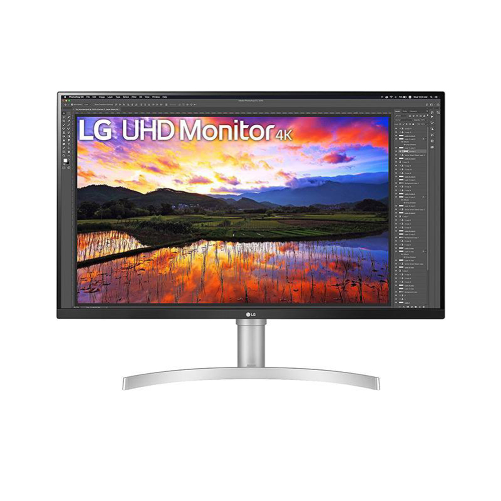 LG 32UN650P-W.AEK 32" IPS 4K Ultra HD Height Adjustable Built in Speakers Monitor