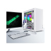 GameMax Spark Pro White Gaming Cube PC Case - White