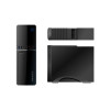 CiT S012B Slim Micro ATX PC Case - Black