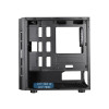 CiT Flash RGB Tempered Glass Micro ATX Gaming PC Case - Black