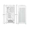 be quiet! Shadow Base 800 FX Mid Tower Tempered Glass ATX Gaming PC Case - White