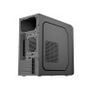 CiT Home MATX Chassis USB3.0 HD Audio ARGB Strip PC Case - Black