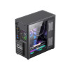GameMax Spark Pro Black Gaming Cube PC Case - Black