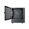 CiT Slammer Gaming microATX PC Case - Black