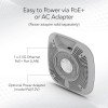 NETGEAR AX3000 Dual-Band PoE WAX615-100EUS has easy to power poe+ port (LAN) or ac adapter