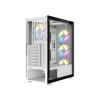 CiT Destroyer White ATX Gaming PC Case - White