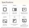 Microsoft Surface 7 Copilot+ Qualcomm Snapdragon-X1E 16GB RAM 256GB SSD 15" Touchscreen AI Laptop