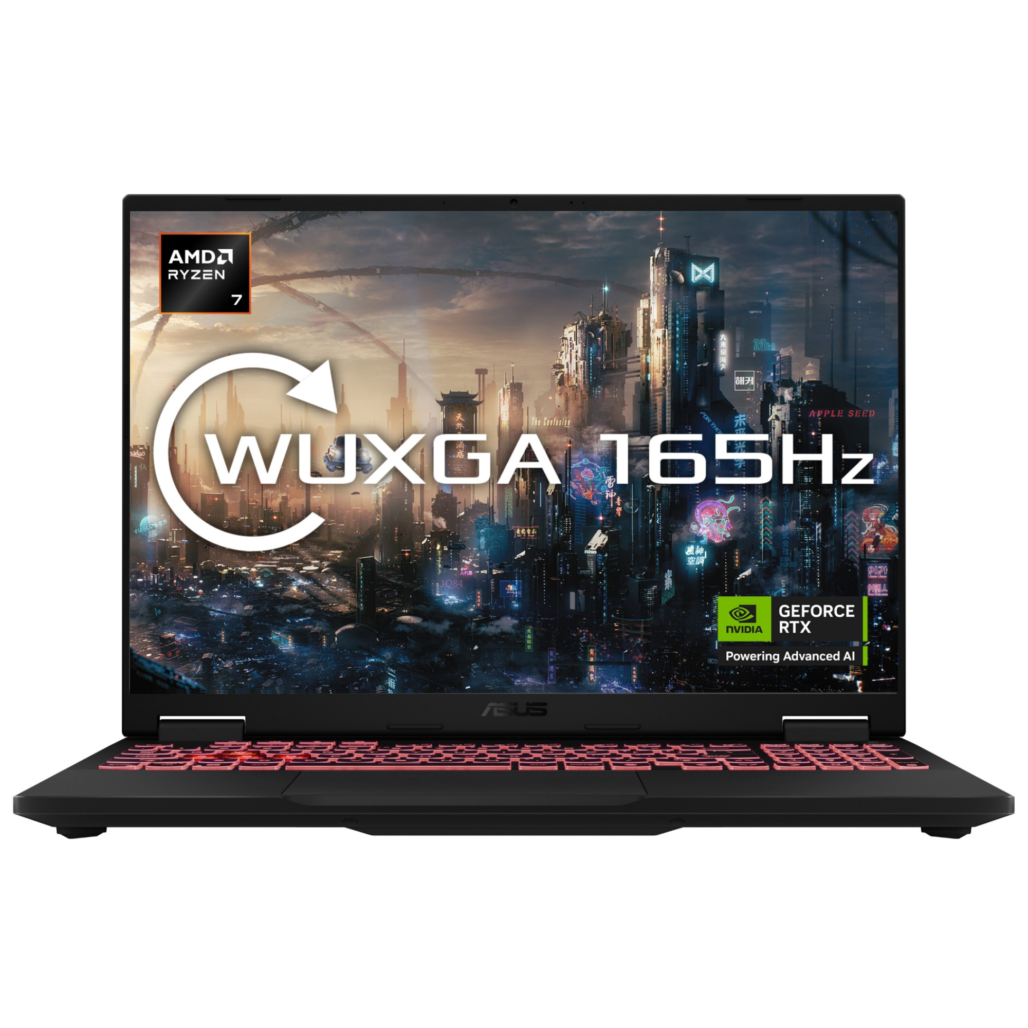 Asus Size 7 Grey Tuf Gaming A16 Fa608uh-Rv027w Amd Ryzen 260 16Gb Ram 1Tb Ssd Rtx 5050 16" Windows 11 Home Gaming Laptop