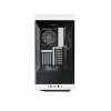 HYTE Y40 Mid Tower Panoramic Tempered Glass Gaming Case - Black and White