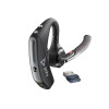 POLY Voyager 5200 Wireless USB-A Mono Earbuds - Black
