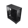 GameMax Vista Black ATX Gaming PC Case with 3x Infinity ARGB Fans - Black