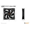 Be Quiet Light Wings 120mm PWM high-speed Triple Pack ARGB LED Lighting 4-pin PWM PC Fan