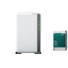 Synology DS223j 2-Bay NAS Enclosure (1GB RAM) - 8TB HDD