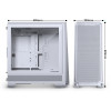 Phanteks Eclipse G400A RGB Tempered Glass Mid Tower Gaming PC Case - White