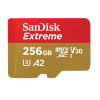 SanDisk Extreme 256GB UHS-I Class3 microSDXC Memory Card - Red