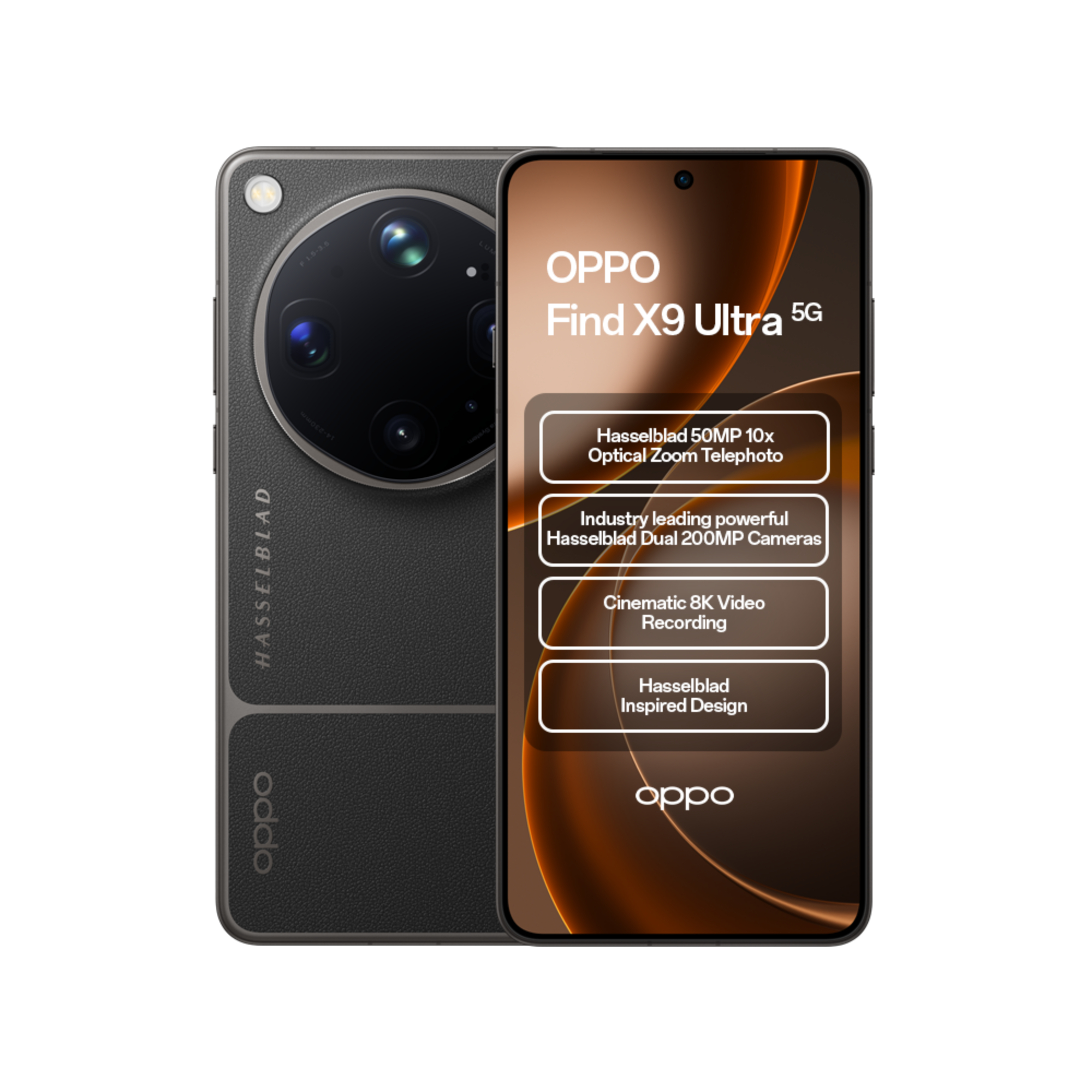 Oppo Size 8 Tundra Umber Refurbished - Find X9 Ultra Snapdragon Elite Gen 5 12Gb Ram 512Gb Storage 6.82" Quad Hd+ Amoled 5G Dual-Sim Smartphone