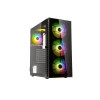 Kolink Observatory HF Glass ARGB Midi Tower Gaming ATX PC Case - Black