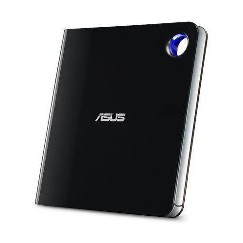 Asus Size 3.1 Black Silver Slim External Usb Bd-R/Rw Optical Drive Blu-Ray Burner - Black