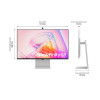 Samsung ViewFinity LS27C902PAU 27" IPS 5K Ultra HD Height Adjustable Built in Speaker & Camera USB-C Monitor