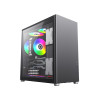 GameMax Spark Pro Black Gaming Cube PC Case - Black