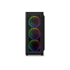 Sharkoon RGB Wave Tempered Glass ATX Mid Tower Gaming PC Case