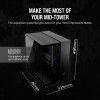 Corsair 6500X RGB ATX Mid Tower Dual Chamber Tempered Glass PC Case - Black