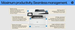 HP LaserJet Pro MFP 4102fdw Wireless Two-sided printing and Scanning LaserJet Mono Printer