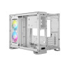 Corsair 2500X RGB MicroATX Midi Tempered Glass ATX Gaming PC Case - White
