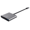 Trust Dalyx 3-in-1 Multiport USB 3.2 Gen 1 (3.1 Gen 1) Type-C Aluminium - Black