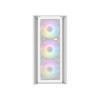 CiT Vento RGB Tempered Glass Micro ATX Gaming PC Case - White