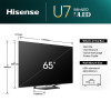 Hisense 65U7NQTUK U7 Series 65" 4K Ultra HD MINI LED SMART TV