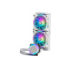 Cooler Master MasterLiquid ML240 Illusion White 240mm 4-pin PWM All-In-One Hydro CPU Liquid Cooler